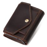 accessoire de mode porte-cartes en cuir RFID