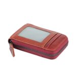 accessoire en cuir lisse avec protection RFID