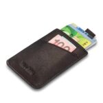 accessoire en cuir véritable porte-cartes RFID