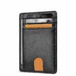 accessoire porte-cartes en cuir synthétique RFID