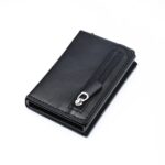 porte-cartes avec poche zippée RFID