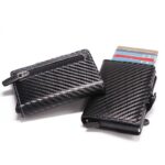 porte-cartes compact fibre de carbone