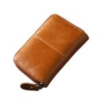porte-cartes cuir véritable design rétro