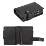 porte-cartes design double en aluminium