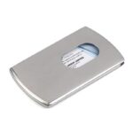 porte-cartes design en acier inoxydable