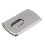 porte-cartes en acier inoxydable