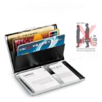 porte-cartes en métal avec technologie RFID