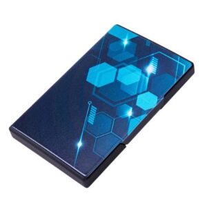 porte-cartes en métal design