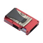 porte-cartes en métal pratique avec pince à billet