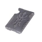 porte-cartes en métal relief RFID
