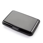 porte-cartes en métal rigide lisse RFID