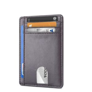 porte-cartes en simili cuir fin RFID