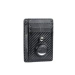porte-cartes fin avec emplacement AirTag RFID
