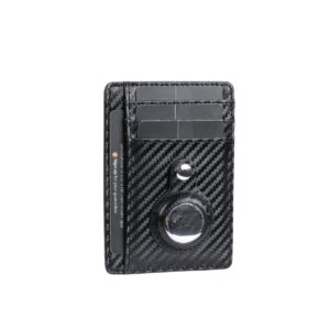 porte-cartes fin avec emplacement AirTag RFID