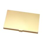 porte-cartes métal fin en divers coloris