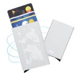 porte-cartes sécurisé métal carte du monde