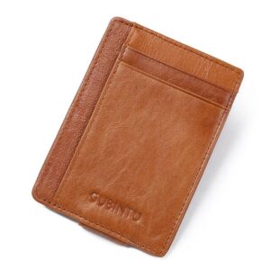 portefeuille et porte-cartes fin en cuir RFID