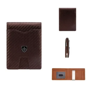 Porte-cartes de luxe en fibre de carbone