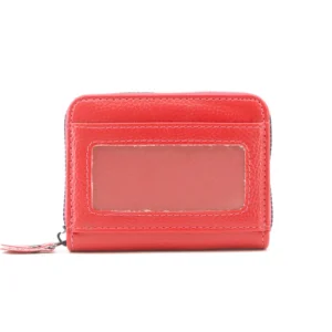 Porte-cartes femme cuir zippé, plusieurs compartiments