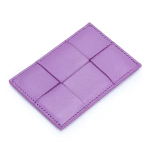 Porte-cartes femme fin en cuir véritable